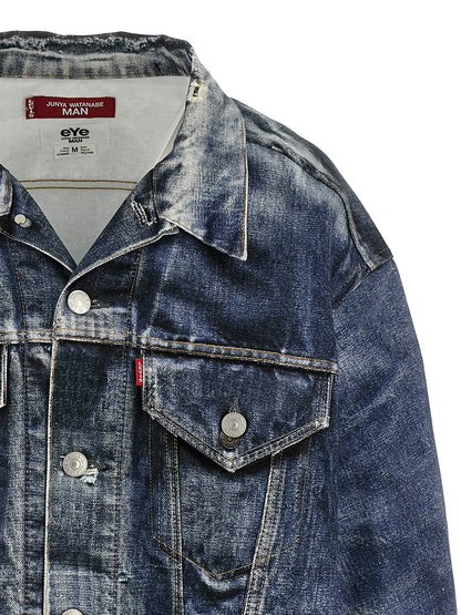 Junya Watanabe x Levi's® denim effect jacket Down jacket, Parka, Casual jackets