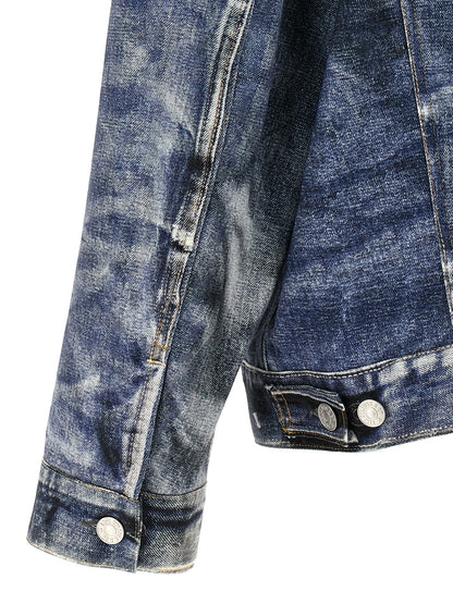 Junya Watanabe x Levi's® denim effect jacket Down jacket, Parka, Casual jackets