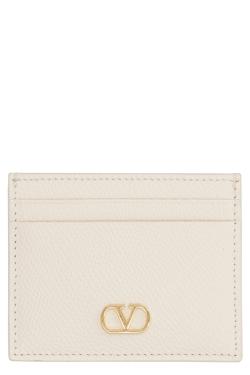 Valentino Garavani Vlogo Signature Leather card holder