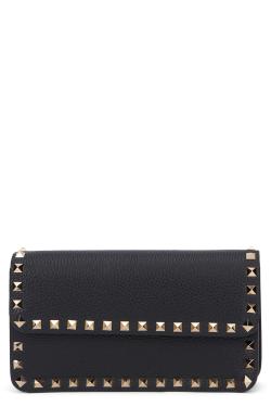 Valentino Garavani Rockstud clutch bag in leather