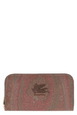 Etro Coated canvas wallet