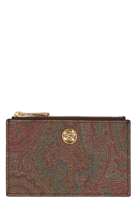 Etro Fabric cardholder Paisley
