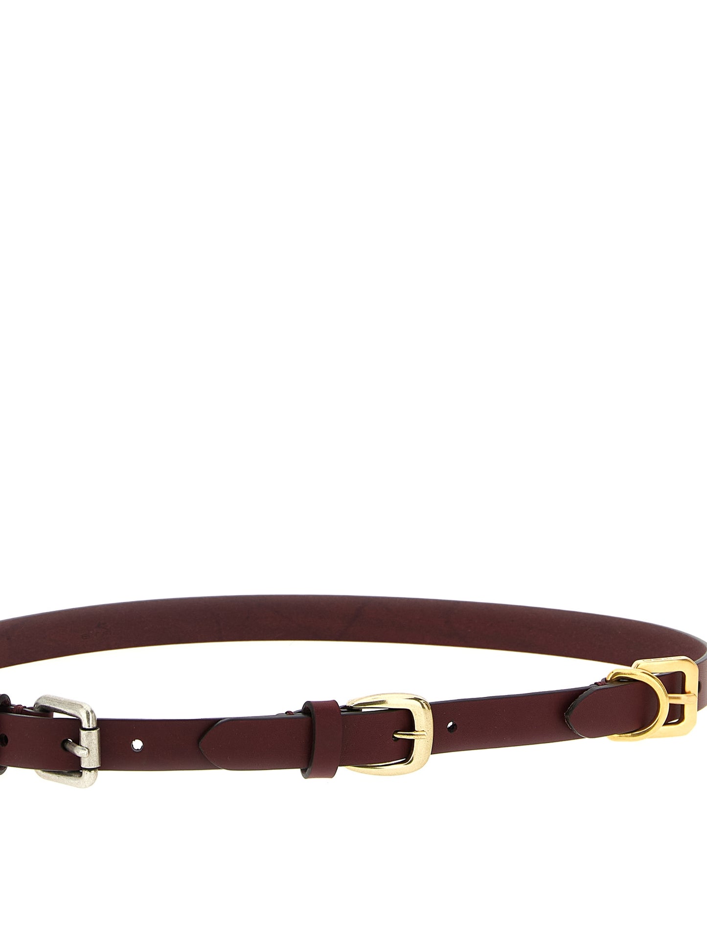 Triple buckle belt Belts