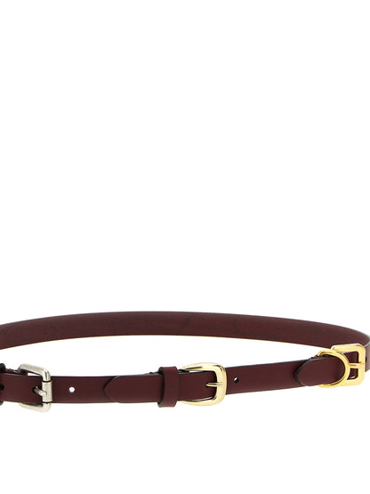 Triple buckle belt Belts