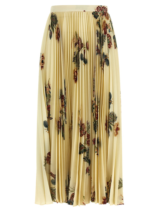 Pleated midi skirt Skirts