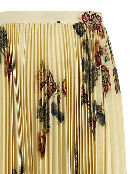 Pleated midi skirt Skirts
