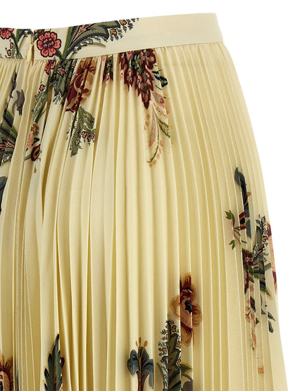 Pleated midi skirt Skirts