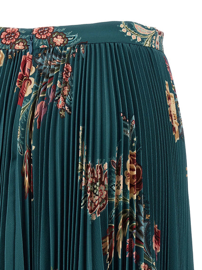 Pleated midi skirt Skirts