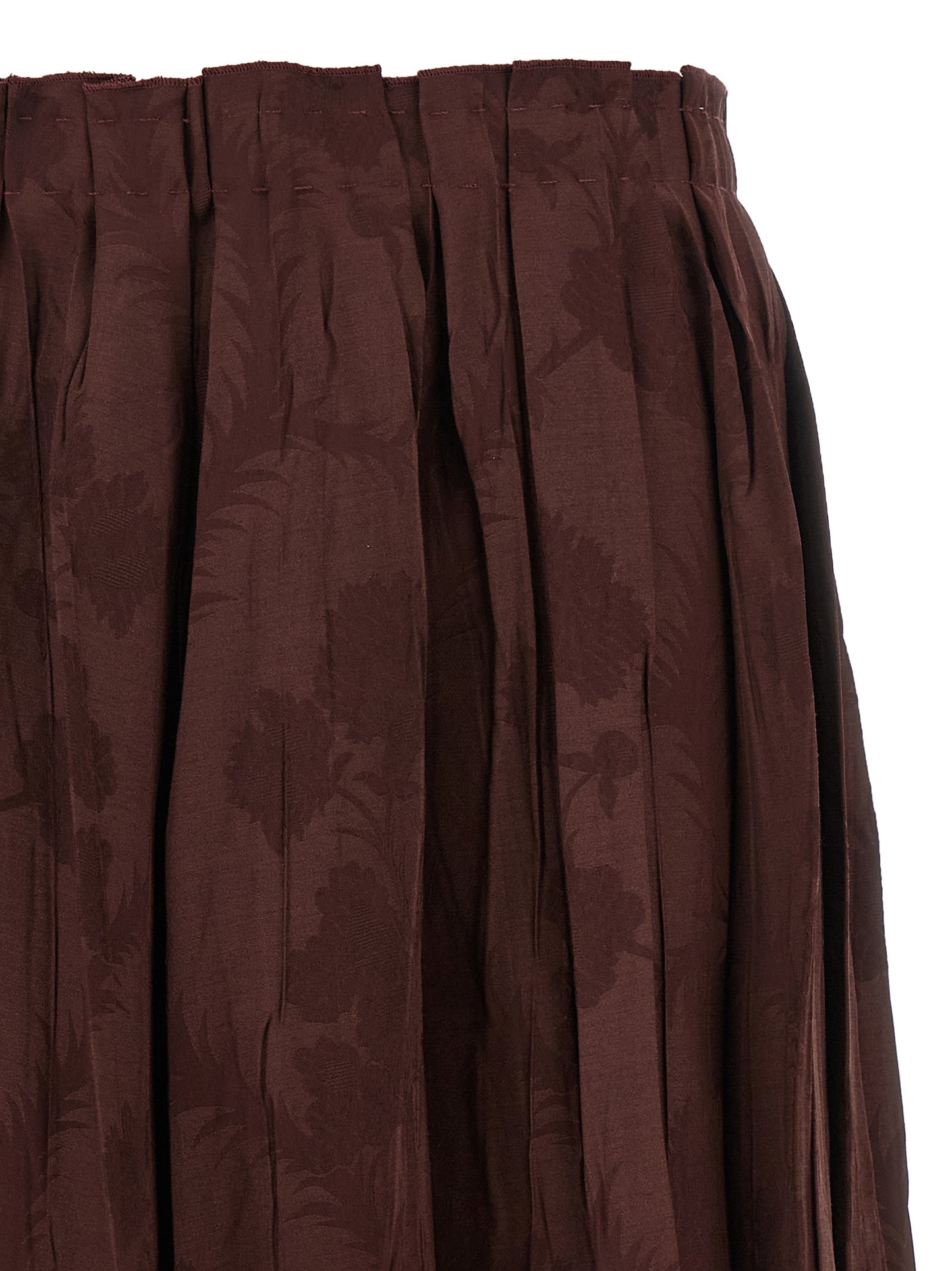 Jacquard floral patterned skirt Skirts