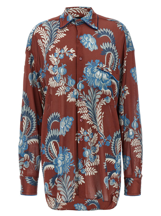 Floral foliage shirt Shirt, blouse