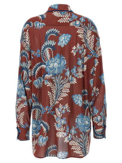 Floral foliage shirt Shirt, blouse