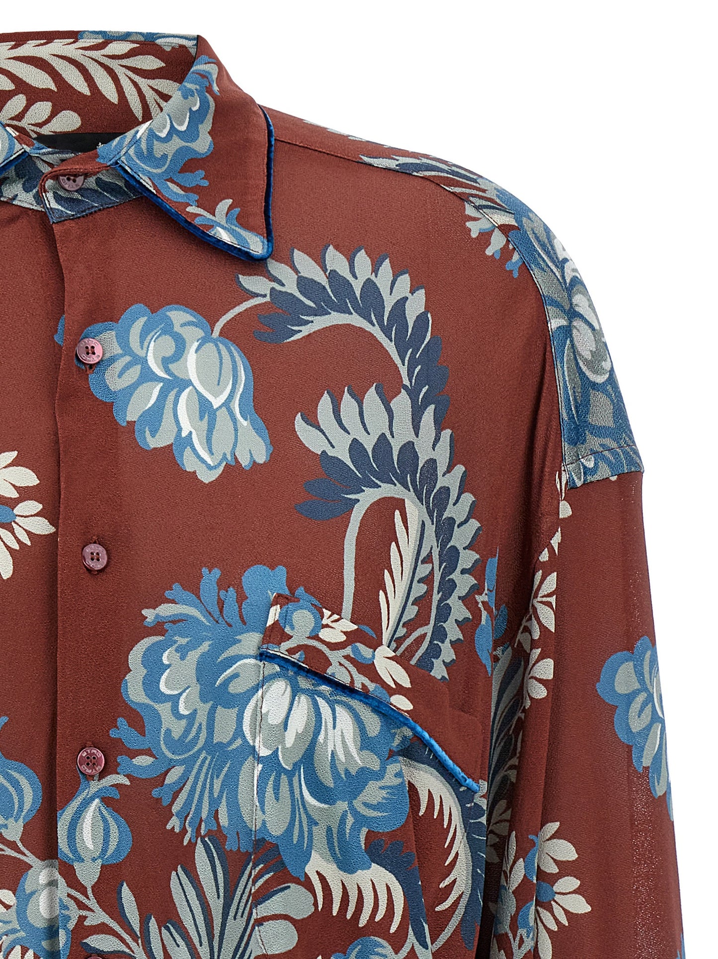 Floral foliage shirt Shirt, blouse