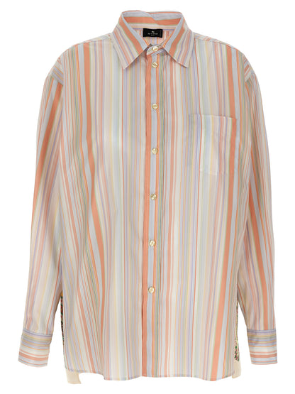 Paisley insert shirt Shirt, blouse