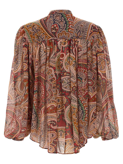 Floral Paisley blouse Shirt, blouse