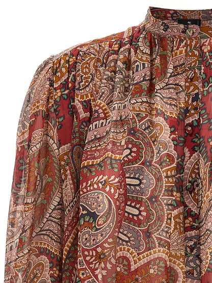 Floral Paisley blouse Shirt, blouse