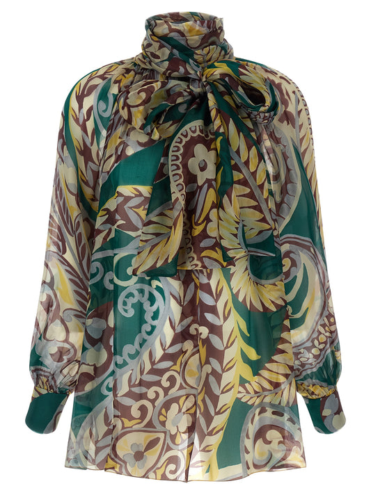 Paisley print blouse Shirt, blouse