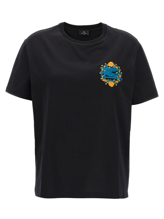 Logo embroidery t-shirt T-shirt
