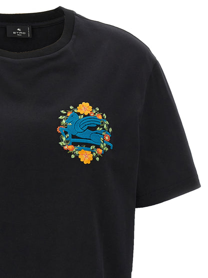 Logo embroidery t-shirt T-shirt