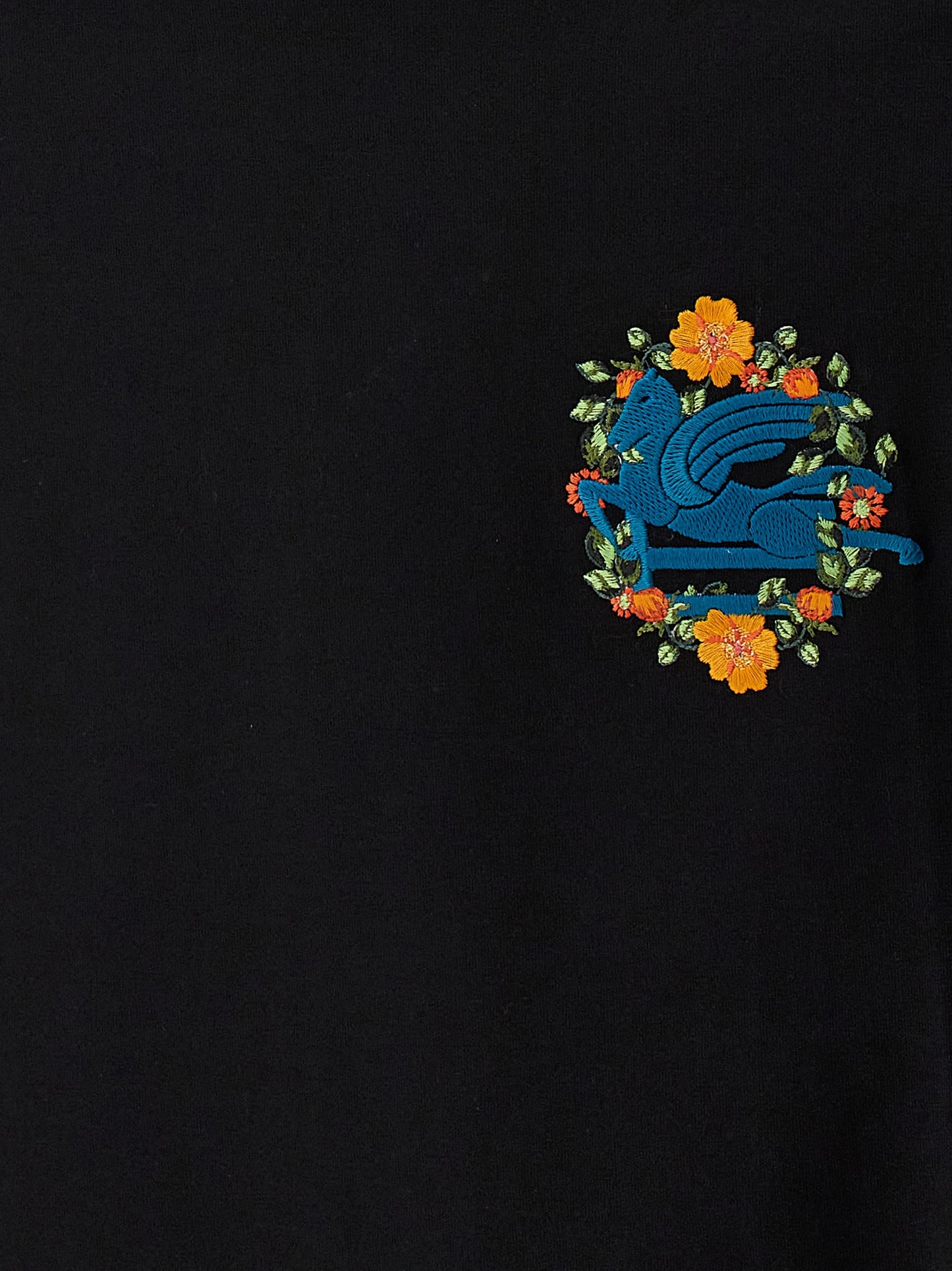 Logo embroidery t-shirt T-shirt