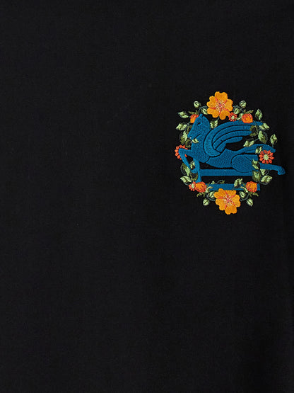 Logo embroidery t-shirt T-shirt