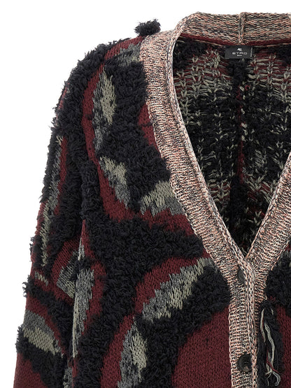 Fringed oversized cardigan Sweater, cardigans