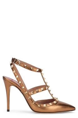 Valentino Garavani Rockstud pumps in laminated leather
