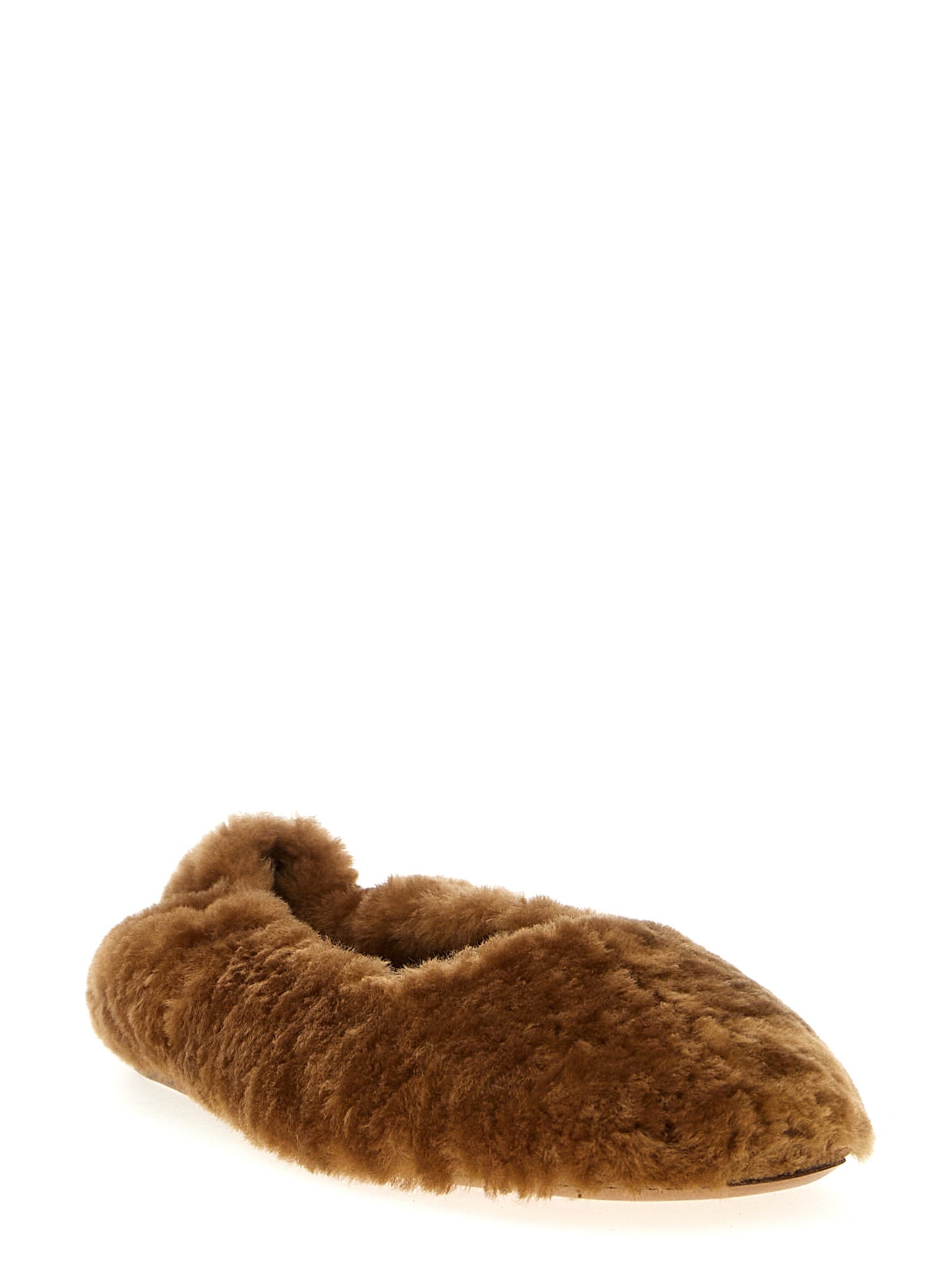 Fur ballet flats Flat shoes