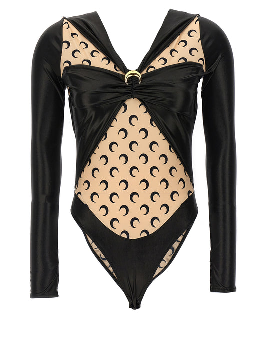 'All over moon' bodysuit Underwear, body