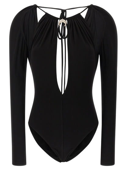 Jewel pendant bodysuit Tops