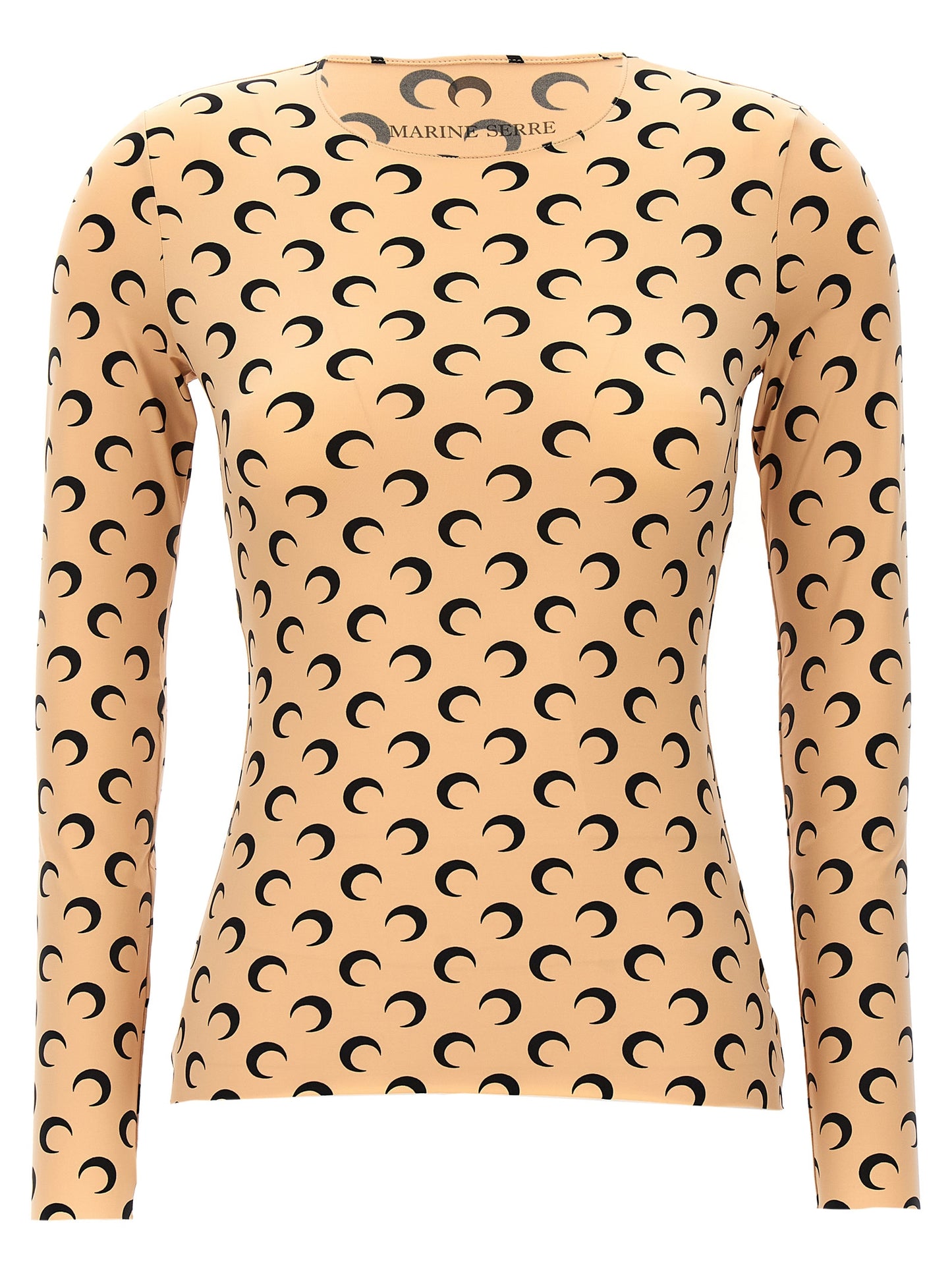 'Moon Printed Jersey Second Skin' T-shirt T-shirt