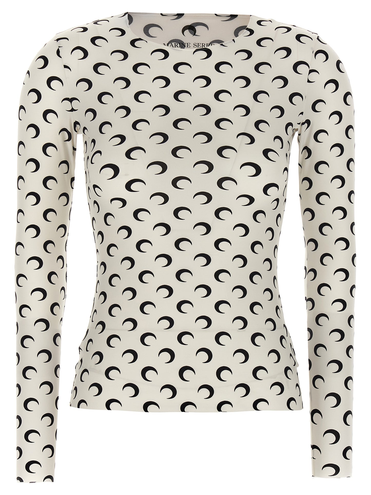 'Moon Printed Jersey Second Skin' T-shirt T-shirt