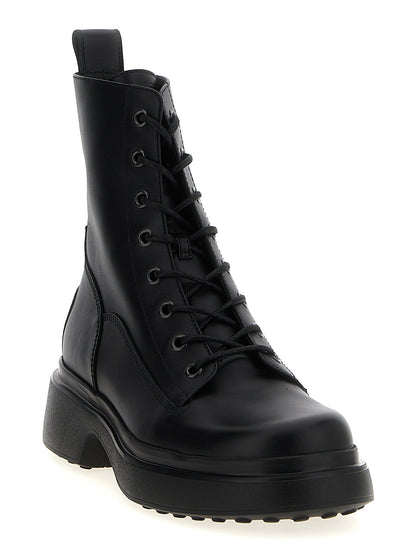 Leather combat boots Boots, ankle boots