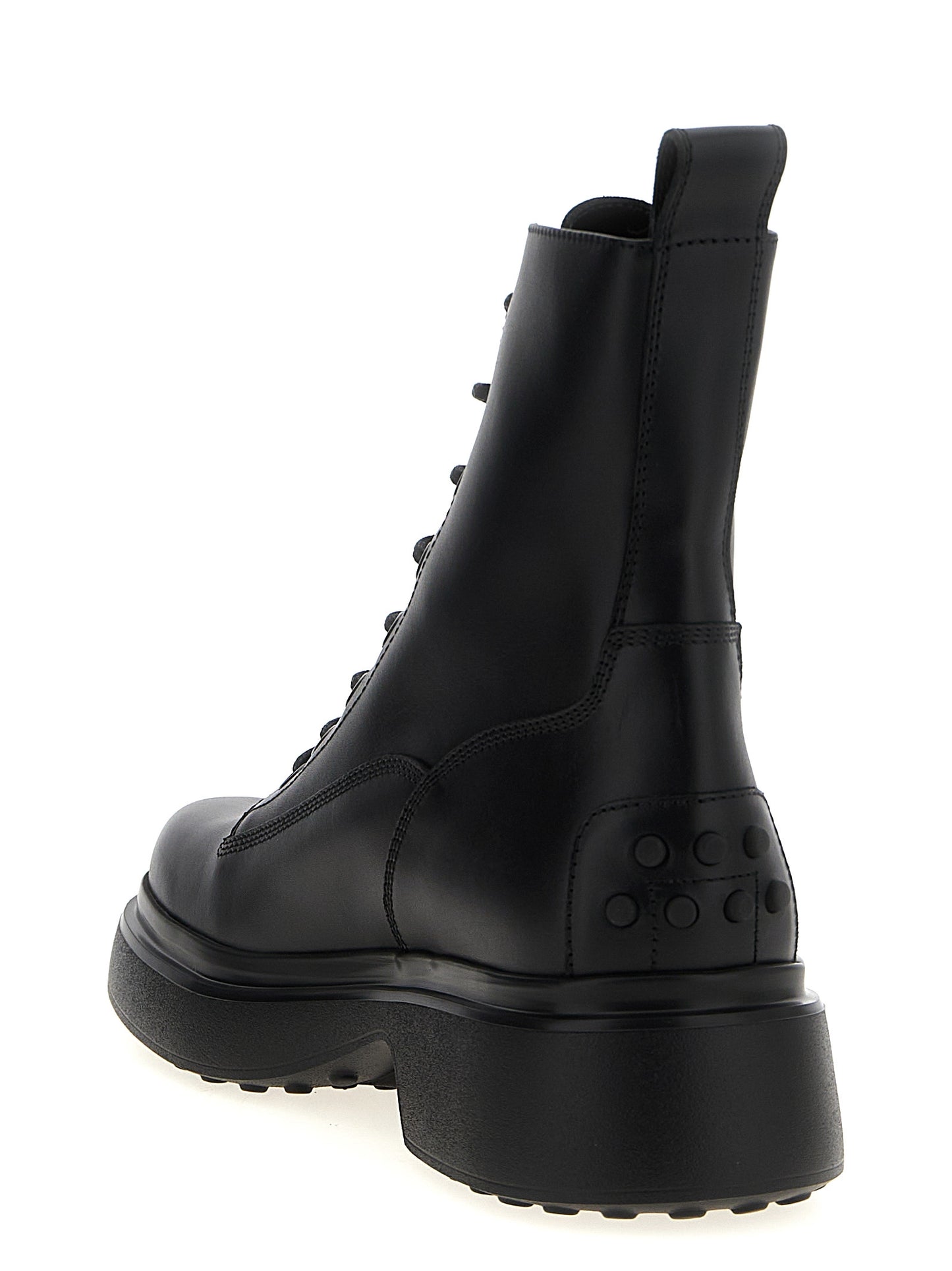 Leather combat boots Boots, ankle boots
