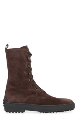 Tod's Ankle boot Winter Rubber in Suede Leather