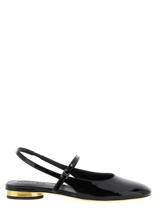 'Mary Jane' patent ballet flats Pumps