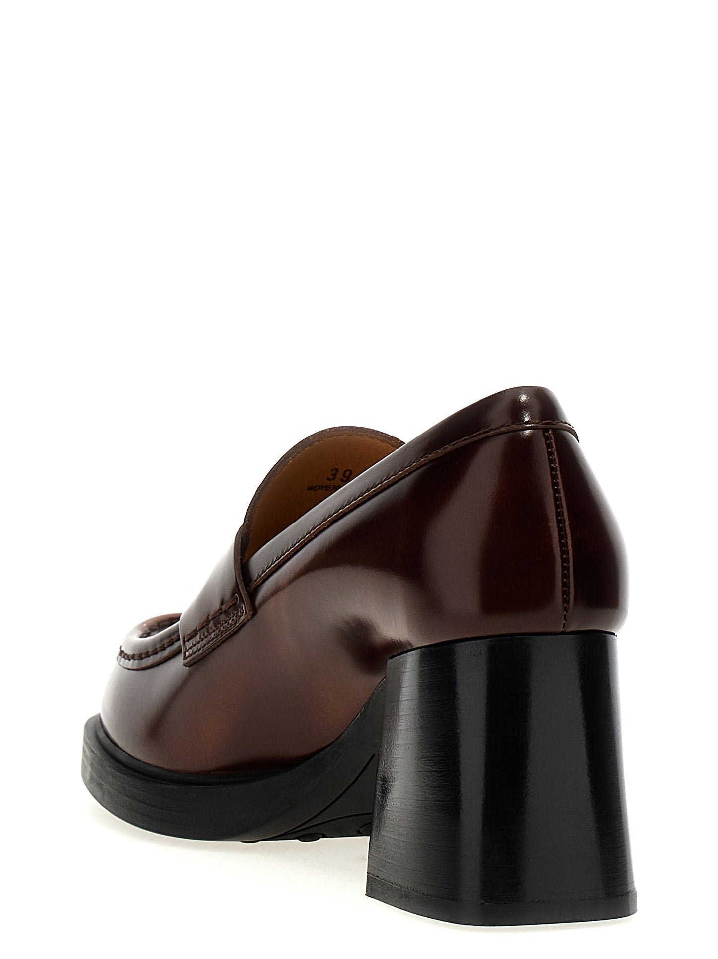 Leather loafers Pumps