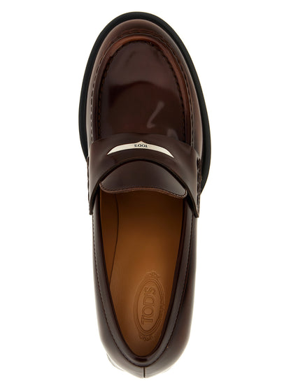 Leather loafers Pumps