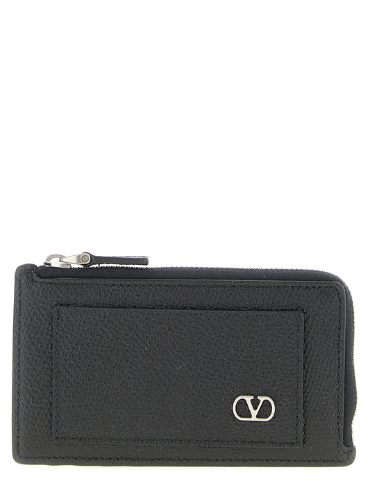 Valentino Garavani VLogo Signature Coin Purse Wallets, card holders