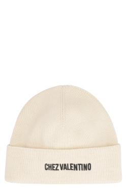 Valentino Garavani Ribbed knit beanie
