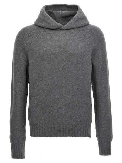 Wool hooded sweater Sweater, cardigans