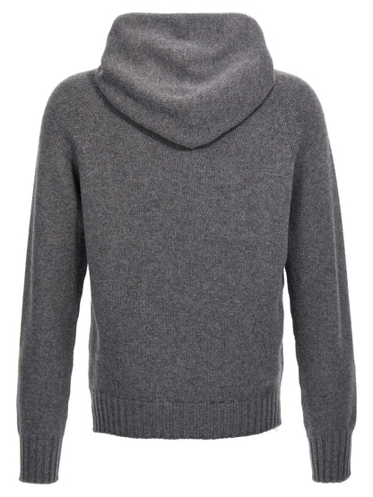 Wool hooded sweater Sweater, cardigans