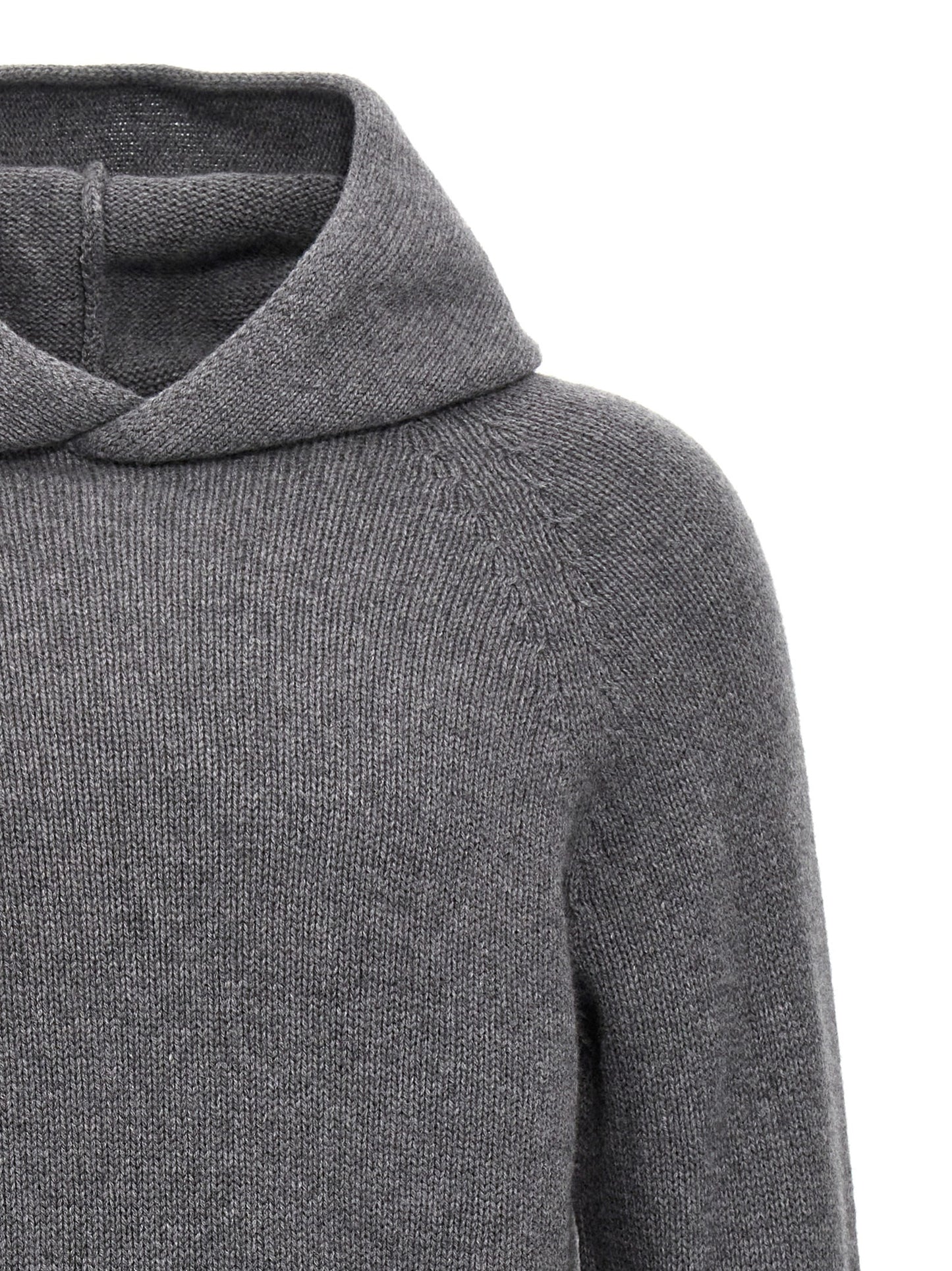 Wool hooded sweater Sweater, cardigans