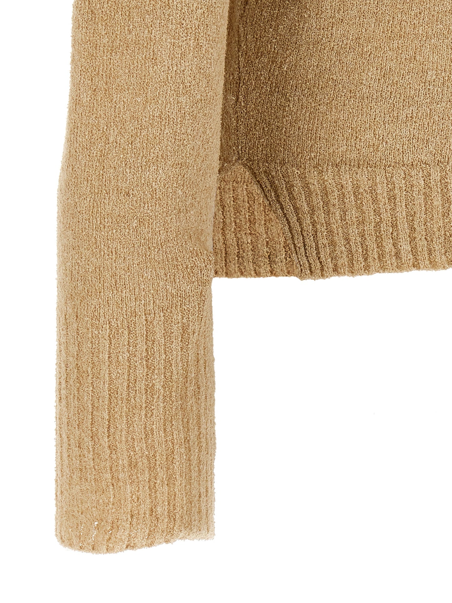 Bouclé cotton polo shirt Polo