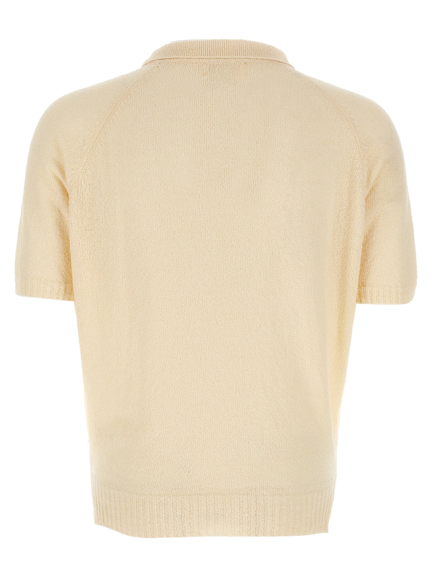 Bouclé cotton polo shirt Polo