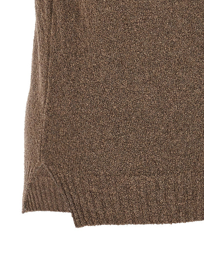Bouclé cotton polo shirt Polo