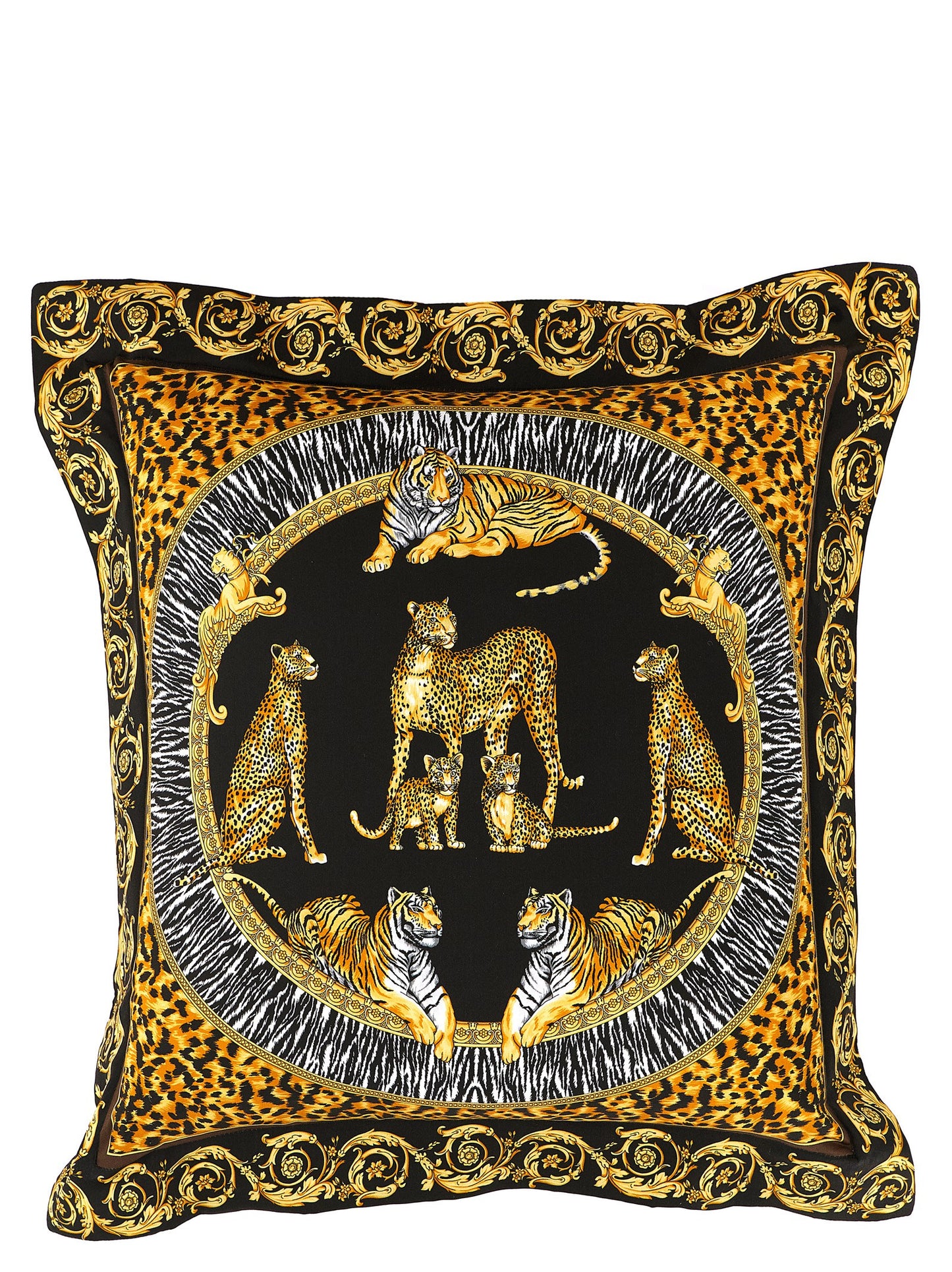 'Wild Cats' double face cushion Cushions