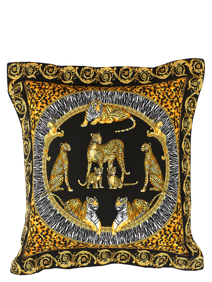 'Wild Cats' double face cushion Cushions