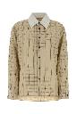 Bottega Veneta Camicia check colletto bianco intreccio
