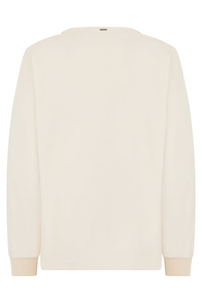 Cardigan in fabric with v-neck RTW