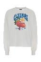 Ganni Basic cotton jersey longsleeve strawberry